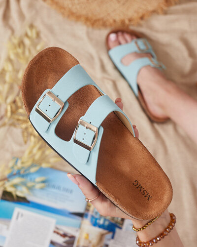 Royalfashion Tongs à semelle plate Ottoma pour femme