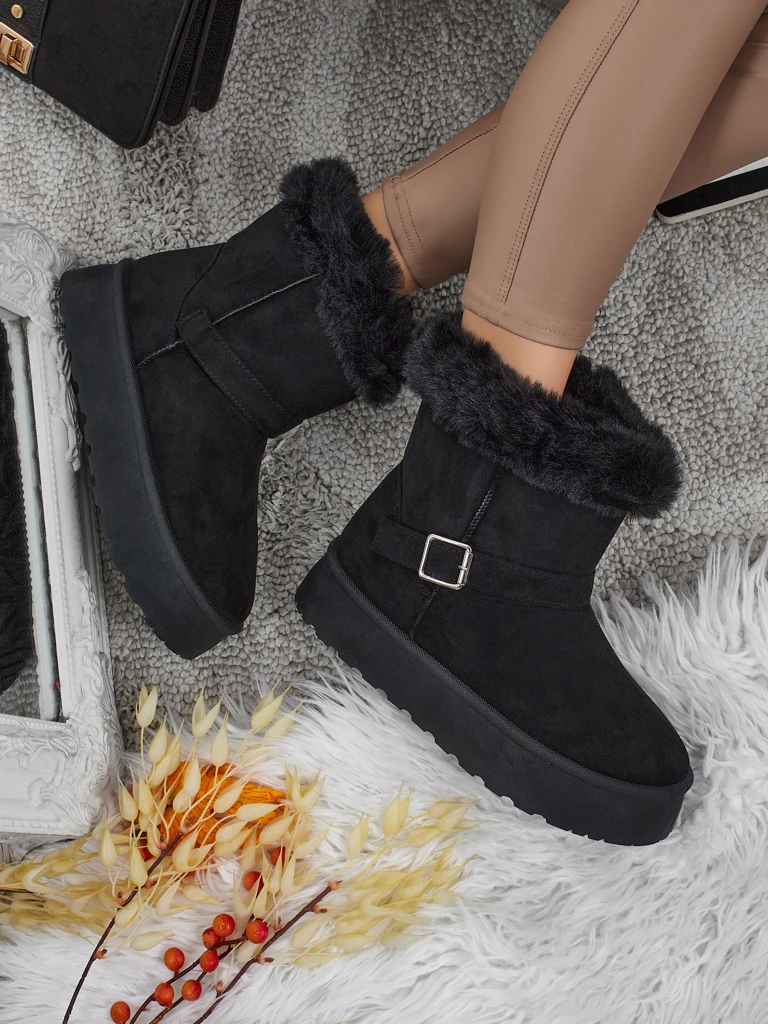 Royalfashion Bottes courtes de style bottes de neige pour femmes Myrelle