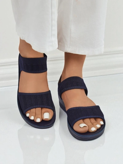 Royalfashion Sandales pour femmes à semelle épaisse Viva Flex II