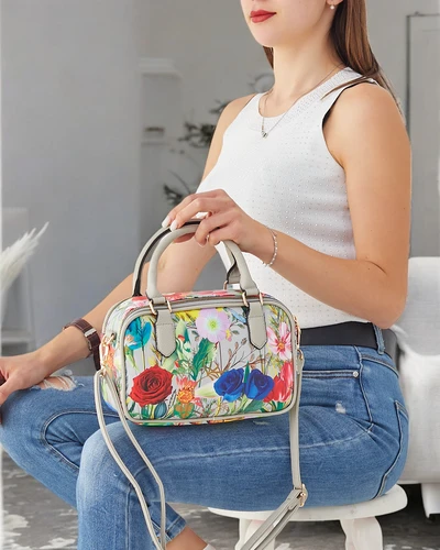 Sac à main floral pour femmes type tote Royalfashion