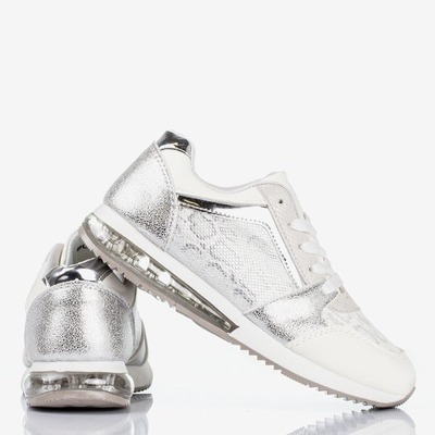 Chaussures de sport blanches à décor peau de serpent Obsession - Footwear