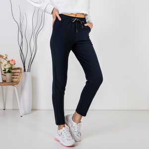 Pantalon de jogging femme bleu marine - Vêtements