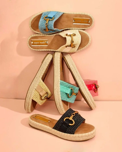 Royalfashion Tongs décoratives Abic pour femme