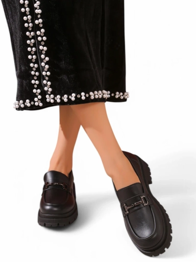 Royalfashion Mocassins pour Femmes Ellason