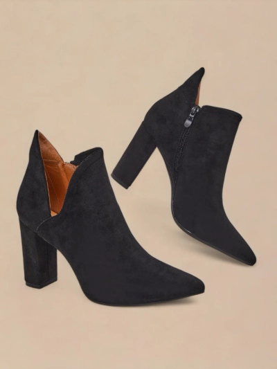 Bottes noires avec coupe d'Alania - Footwear