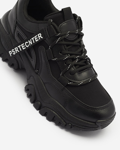Chaussures de sport noires pour femmes Evilpo- Footwear