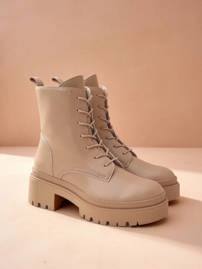 Royalfashion Bottes à lacets Bumalo pour femme