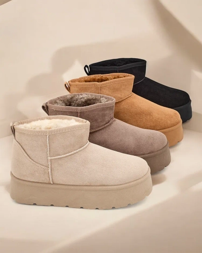 Royalfashion Bottes courtes pour femmes bottes de neige Hawanni