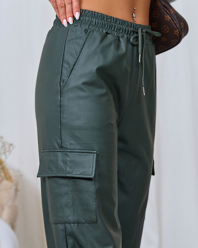 Royalfashion Pantalon de combat droit pour femme en noir