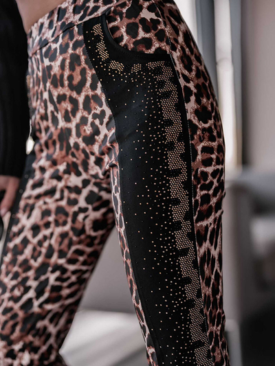 Royalfashion Leggings pour femmes avec imprimé