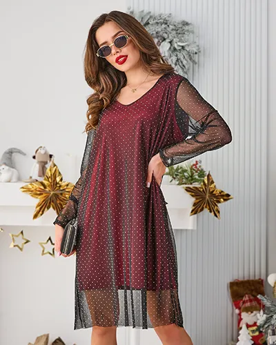 Robe classique pour femmes Royalfashion, longueur genou