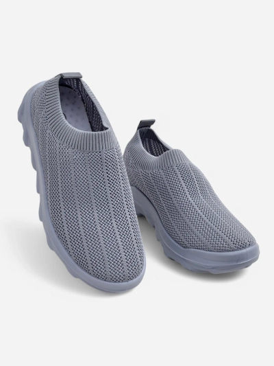 Baskets slip-on confortables pour femmes Silvana gris tourterelle - chaussures slip-on confortables pour la ville