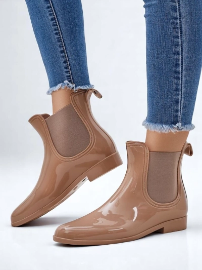 Bottes en caoutchouc laquées Royalfashion pour femmes Seris