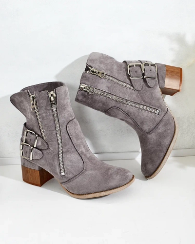 Royalfashion Bottines à talons Zerta décorées