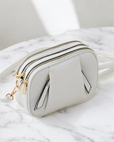 Royalfashion Petit sac à main pour femmes en écocuir