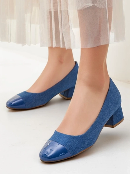 Royalfashion Escarpins à petit talon pour femmes Penolle