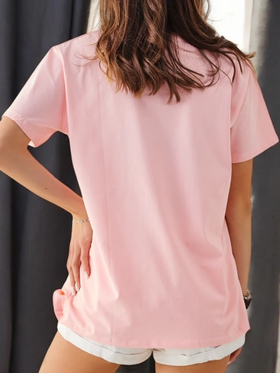 Royalfashion T-shirt en coton pour femmes Cat Love