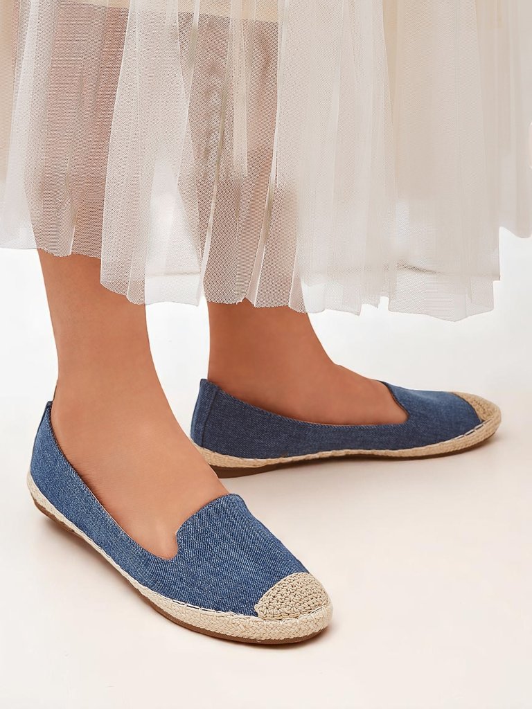 Espadrilles en daim écologique pour femmes Royalfashion Bombei