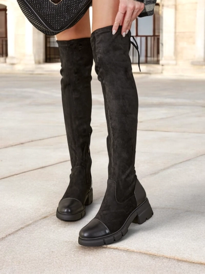 Royalfashion Bottes cuissardes pour femmes Sewio