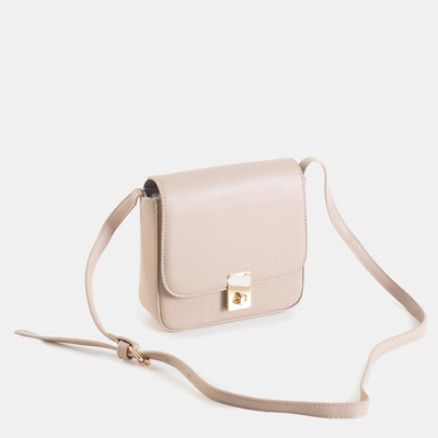 Sac besace bandoulière beige - Sacs à main
