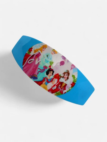 Barrette colorée pour enfants avec des princesses