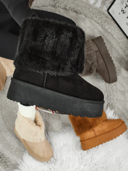 Bottes de neige pour femmes avec fourrure Irelle
