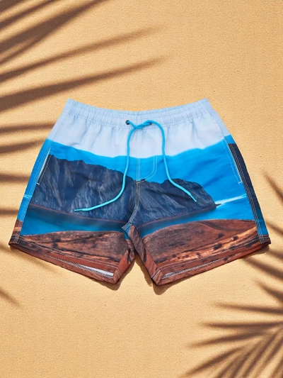 Royalfashion Short de sport pour hommes avec filet de protection