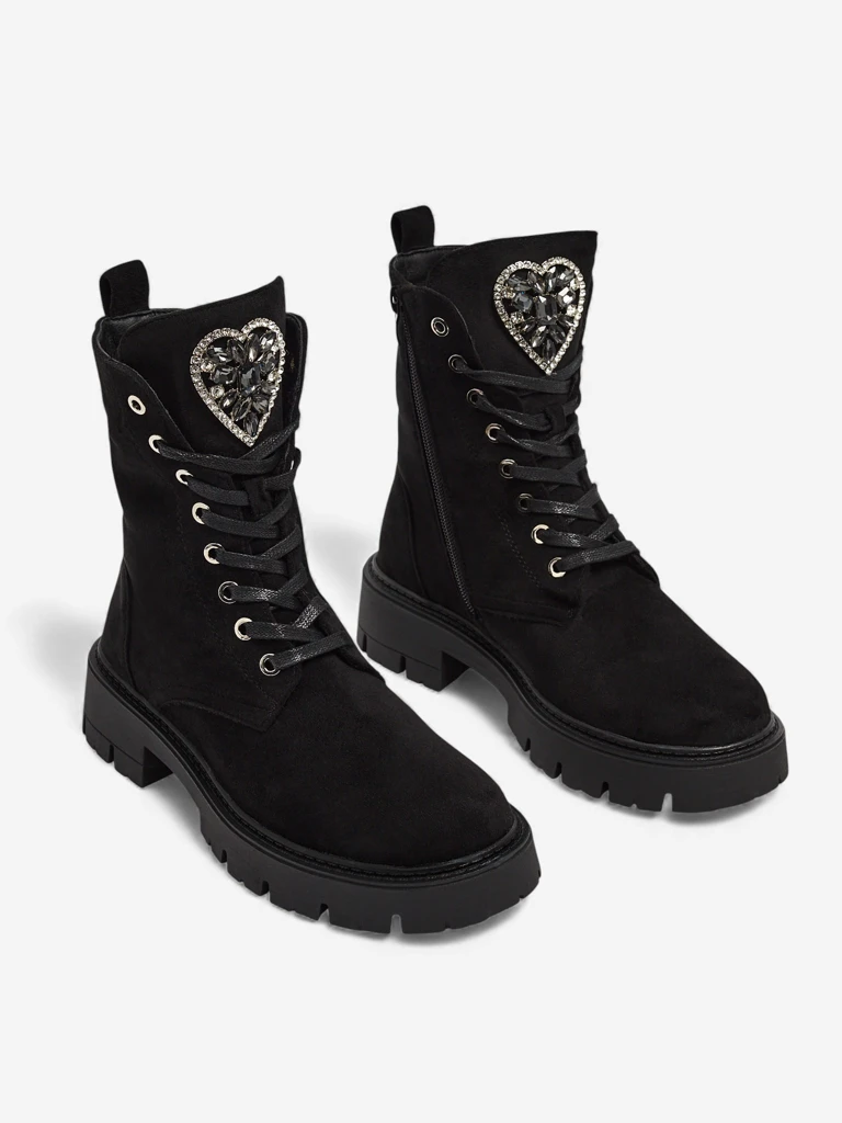 Botki Damskie eko zamszowe Euni