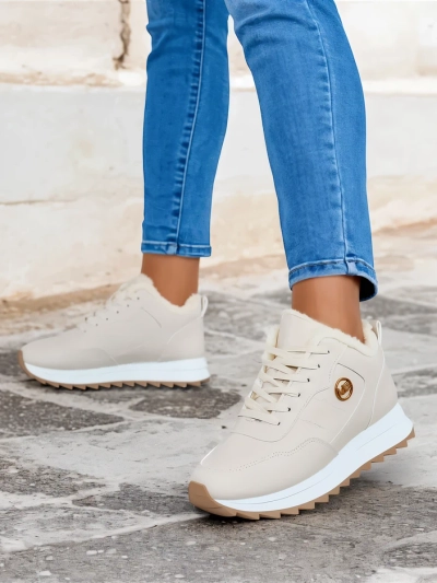Royalfashion Baskets chauffantes pour femme avec fourrure Casot