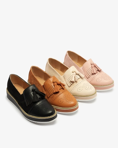 Demi-bottes noires à talons bas pour femmes Veolita- Footwear