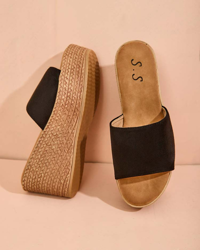 Royalfashion Tongs femme sur plateforme et ancre Albavia