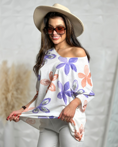Royalfashion Chemisier imprimé pour femme
