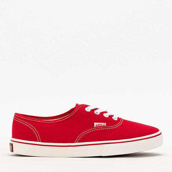 OUTLET Rouge Baskets femme Lifeda - Footwear