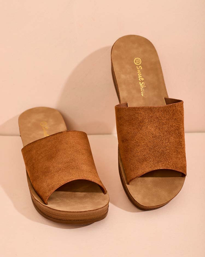 Royalfashion Tongs à talon bas Saffil pour femme