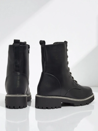 Bottines à lacets Lunara en cuir écologique pour femmes