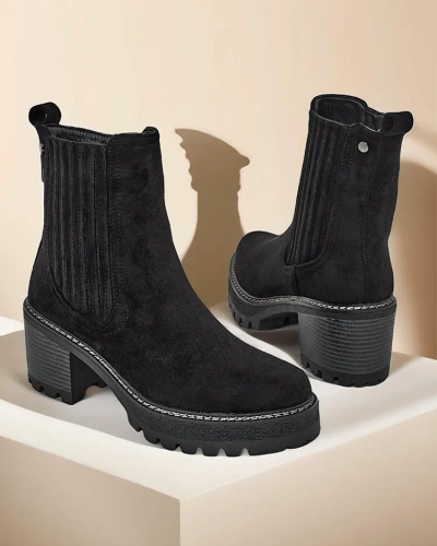 Royalfashion Bottes pour femmes en éco-daim sur un poteau par Segiag