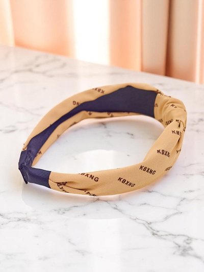 Royalfashion Serre-tête tressé à motif Graphite Boom