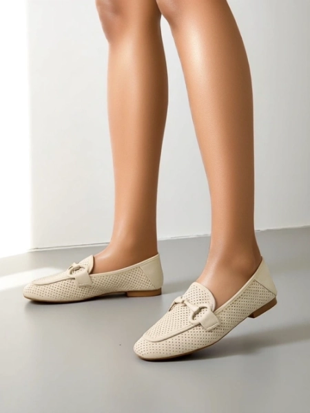 Royalfashion Mocassins perforés pour femmes Laamba