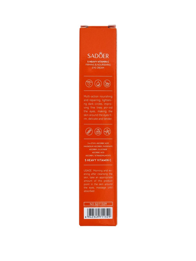 Sadoer Crème Illuminatrice Contour des Yeux 5x Vitamine C