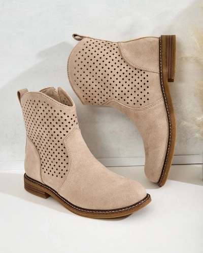 Royalfashion Bottes ajourées Toffas pour femme