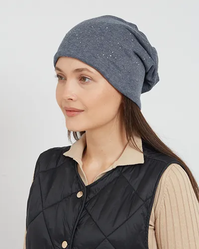 Chapeau chaud pour femme Royalfashion avec zircons