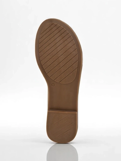 Royalfashion Sandales plates pour femmes Goldie Spark