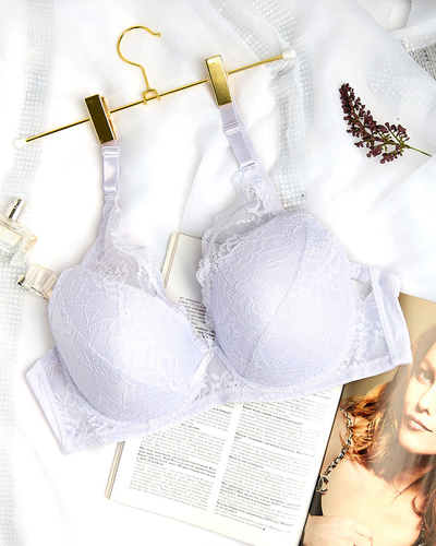 Royalfashion Soutien-gorge femme décoré de dentelle