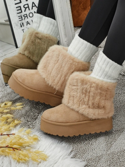 Bottes de neige pour femmes avec fourrure Irelle