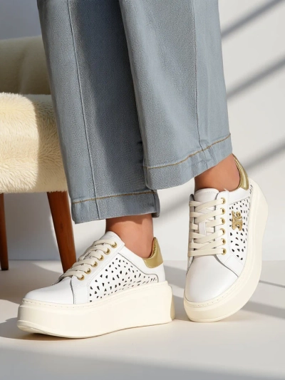 Royalfashion Baskets sportives pour femmes perforées Jovixi
