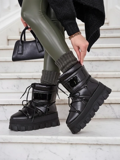 Royalfashion Bottes de neige pour femmes Focope