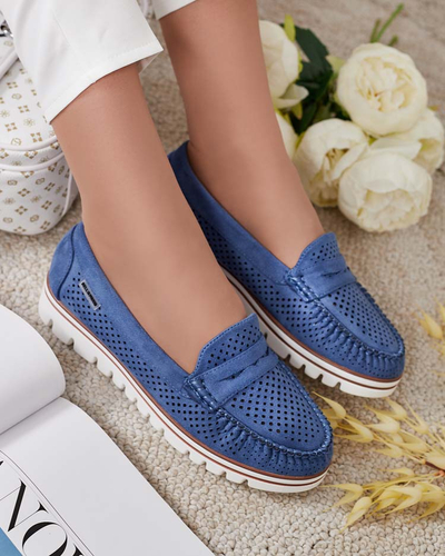 Royalfashion Mocassins ajourés pour femme Leteller