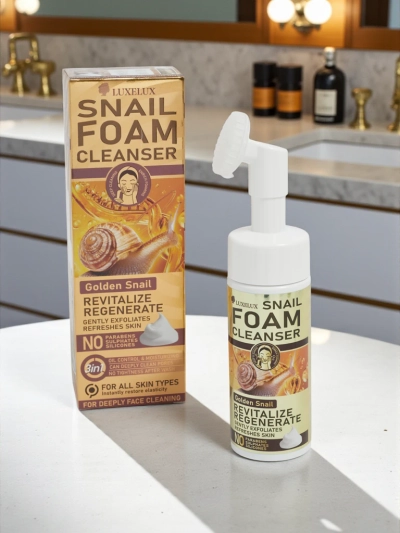 Aurelia Golden Snail Mousse Nettoyante à la Mucine 150ml Luxueuse