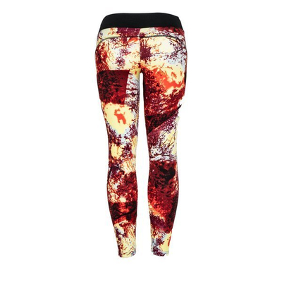 Leggings colorés à prédominance bordeaux - Pantalon 1