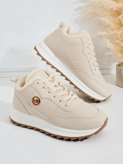 Royalfashion Baskets chauffantes pour femme avec fourrure Casot